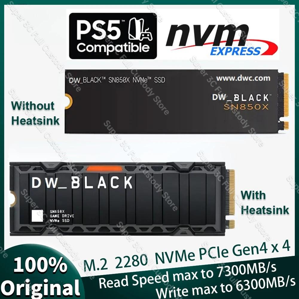 SSD SN850 DW  500GB 1TB 2TB NVMe M.2 SSD PCIe4.0 2280 M2 ϵ ̺, PS5 ̹ Ʈ ǻ ̴ PC ũž 8TB